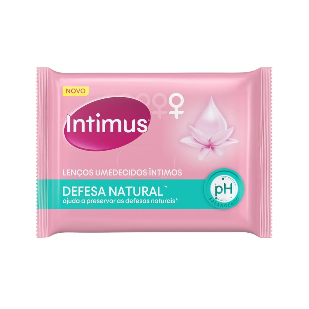 Lenço Umedecido Intimus Defesa Natural 16 Unidades Lenco Umedecido Intimus Defesa Natural 16 Unidades