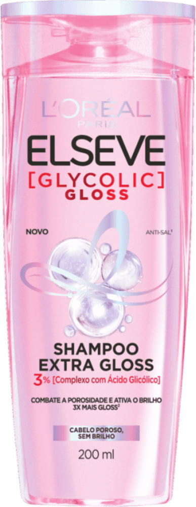 Shampoo Elseve 200ml Glycolic Gloss