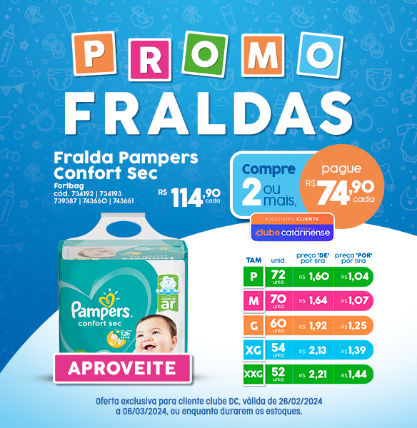 Pampers Extra - 26/02 a 06/03