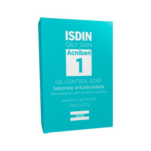Isdin-Acniben-1-Sabonete-Barra-80gr-Antioleosidade