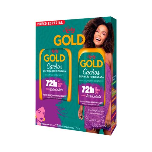 Shampoo---Condicionador-Niely-Gold-Cachos-275-175ml-Definicao-Prolongada--Especial