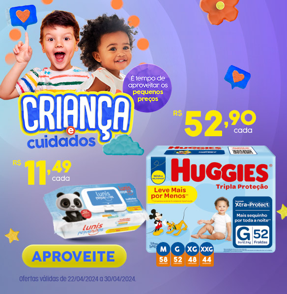 Criança e Cuidados 22/04 a 30/04