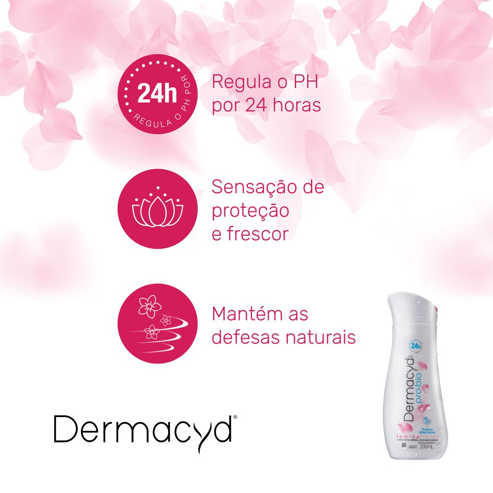 Sabonete Intimo Dermacyd Femina 200ml - Drogariacatarinense