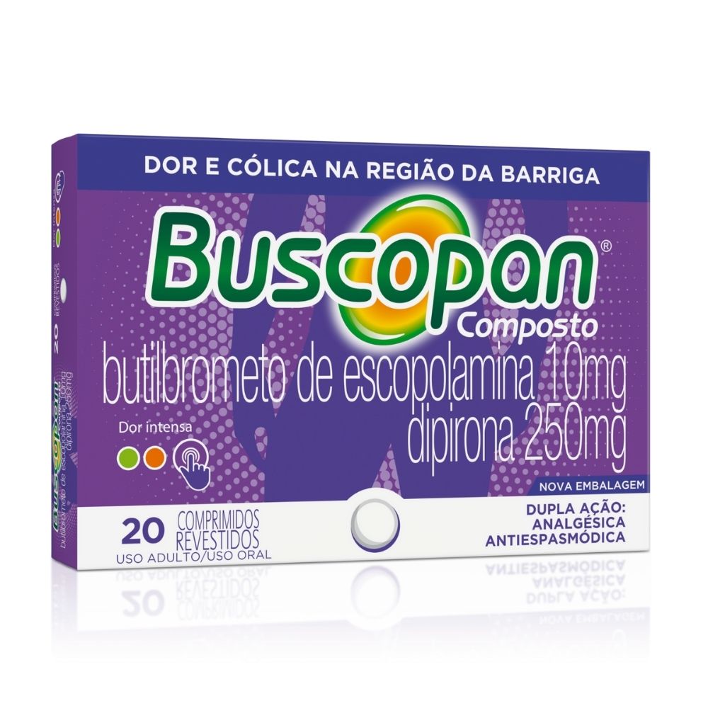 Buscopan Composto Com 20 Comprimidos Revestidos
