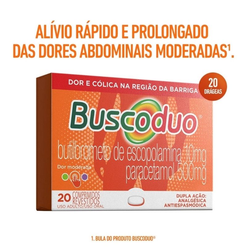 Butibrometo-de-Escopolamina-10mg-Paracetamol-500mg-Buscoduo-20-Comprimidos
