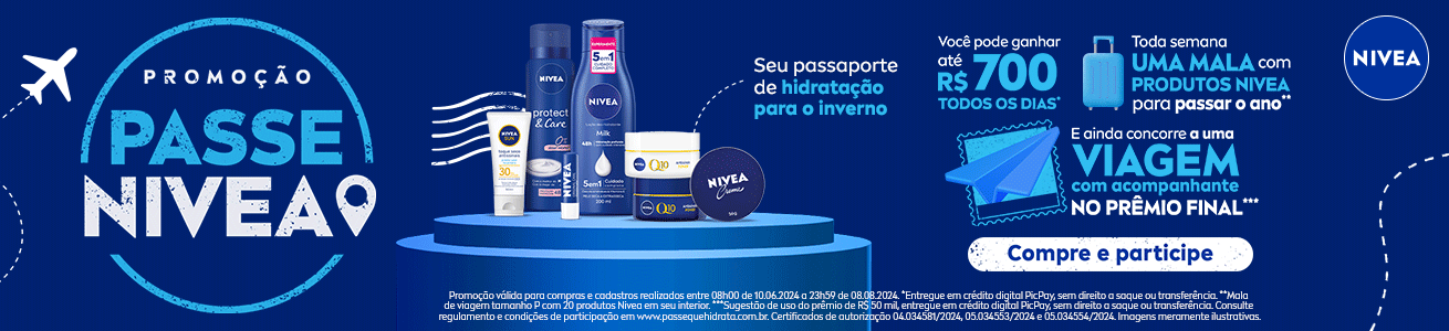 Promo Passe Nivea - 28/06 a 08/08