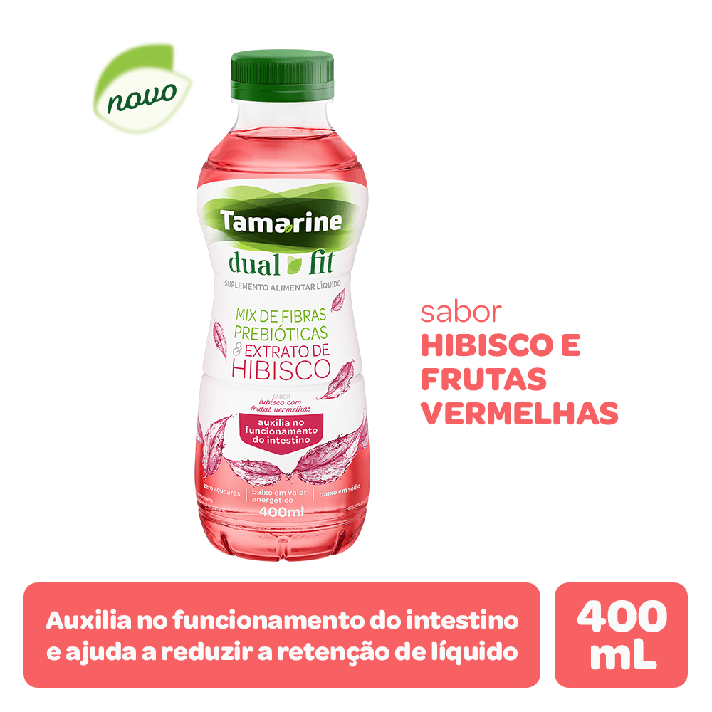 Suplemento Alimentar Líquido Tamarine Dual Sabor Hibisco Com Frutas Vermelhas 400ml Suplemento Alimentar Liquido Tamarine Dual Sabor Hibisco Com Frutas Vermelhas 400ml