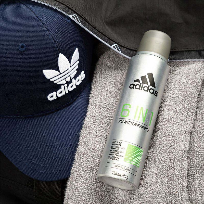 Desodorante Adidas Masculino 150ml Aerosol 6 In 1 drogariacatarinense