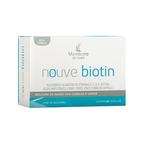 Suplemento-Alimentar-de-Vitaminas-Nouve-Biotin-Mantecorp-Skincare-30-Capsulas
