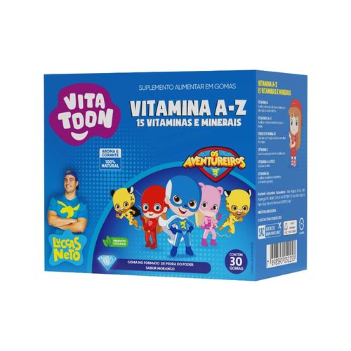 Vitatoon-Vitamina-A-z-Com-30-Gomas-Morango