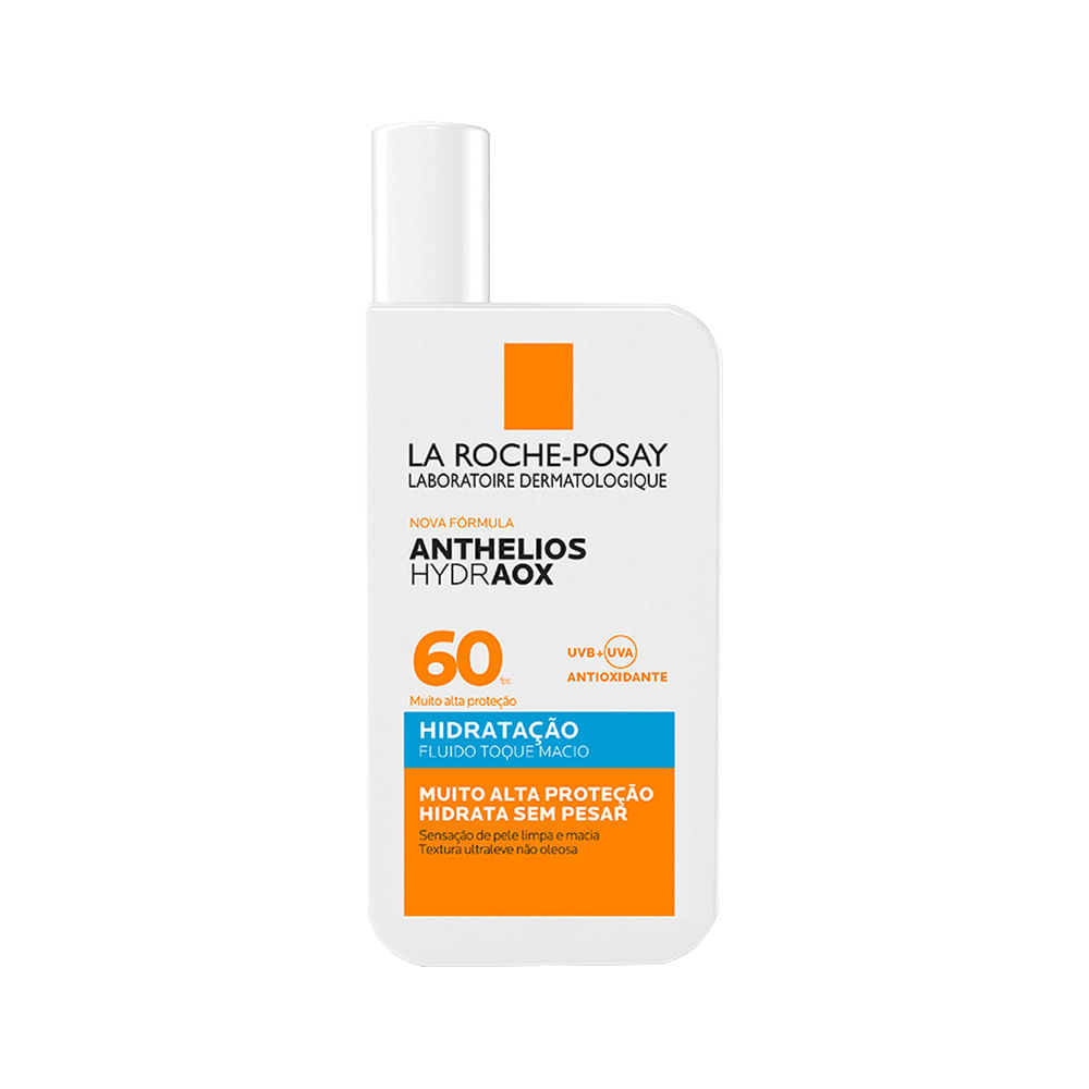 LA ROCHE-POSAY PROTETOR SOLAR FACIAL ANTHELIOS HYDRAOX FPS60 SEM COR 40ML