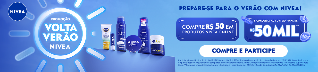 Promoção Nivea Outubro - 01/10 a 31/10