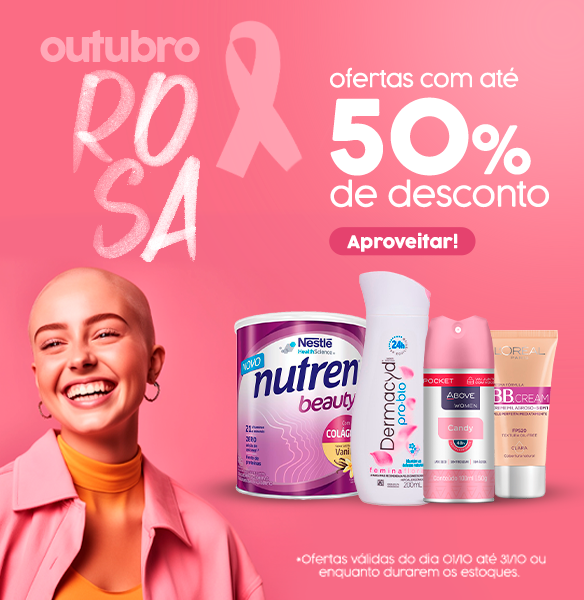 Ação Outubro Rosa | 22/10 até 31/10