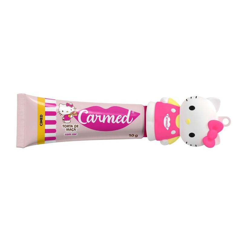 Protetor Labial Hello Kitty Carmed Torta De Maca 10gr - drogariacatarinense