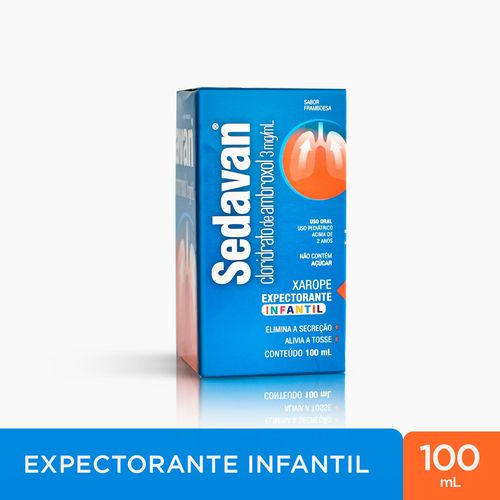 Sedavan-Xarope-Expectorante-Infantil-3mg-ml-100ml---Cloridrato-De--Ambroxol