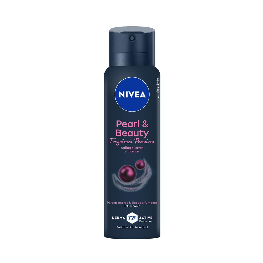 Desodorante Antitranspirante Aerossol Nivea Pearl E Beauty Fragrancia Premium 150ml