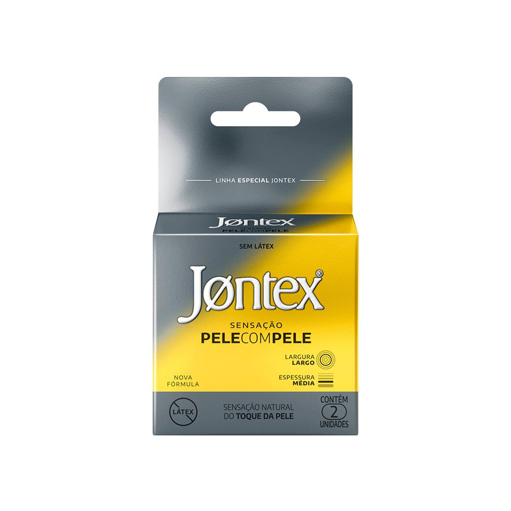 Preservativo Camisinha Jontex Pele Com Pele - 2 Unidades