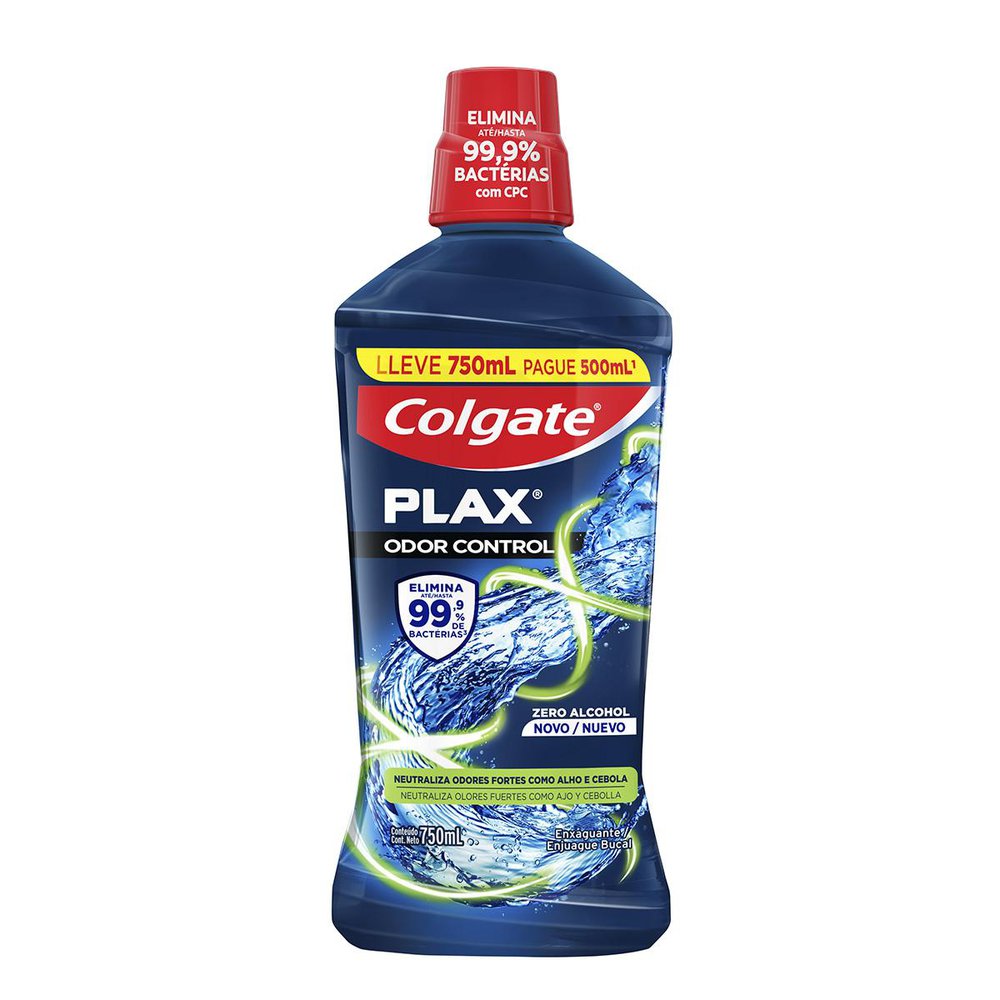 Enxaguante Bucal Colgate Plax Odor Control 750m