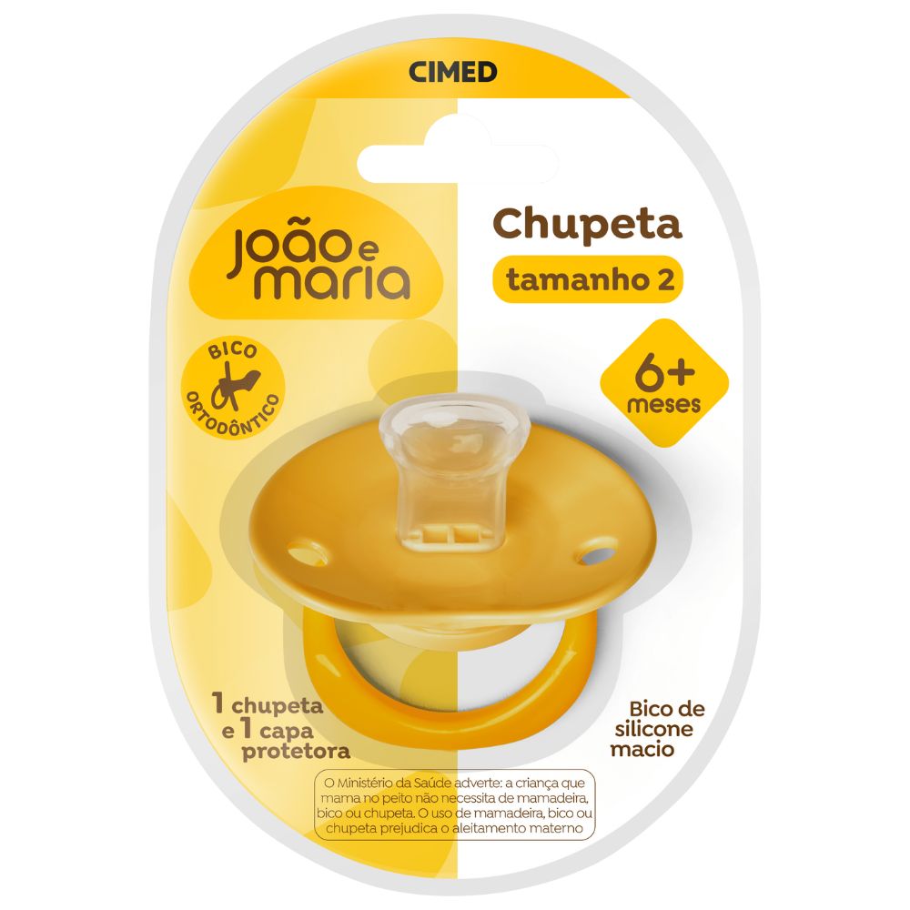Chupeta Com Capa Protetora João E Maria 6+ Meses