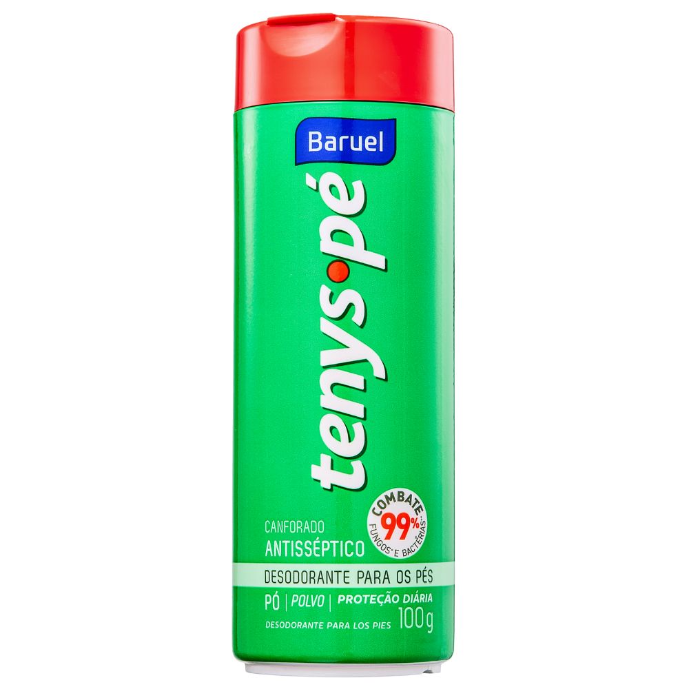 Desodorante Em Pó Para Os Pés Tenys Pé Baruel Canforado 150ml Desodorante Em Po Para Os Pes Tenys Pe Baruel Canforado 150ml