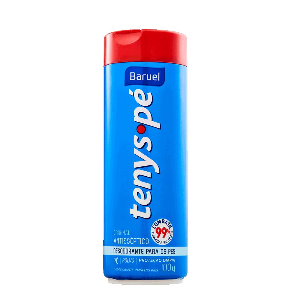 Desodorante Em Pó Para Os Pés Tenys Pé Baruel Original 150ml Desodorante Em Po Para Os Pes Tenys Pe Baruel Original 150ml