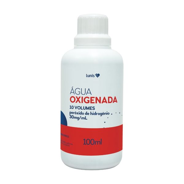 Água Oxigenada Lunis 10 Volumes 100ml Agua Oxigenada Lunis 10 Volumes 100ml