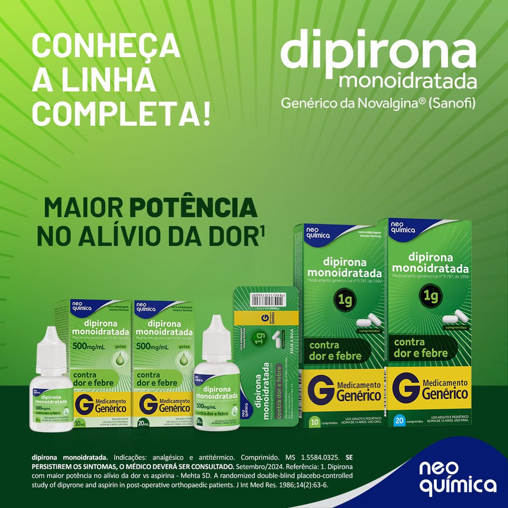 Dipirona 500mg/ml Neo Química Solução Gotas Sabor Abacaxi 20ml — foto 8