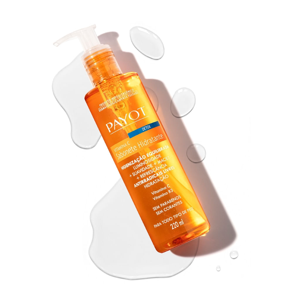 Sabonete Líquido Hidratante Payot Detox Vitamina C 220ml — foto 7