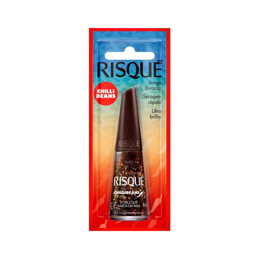 Esmalte Risque Chillibeans Efeito A Onca Que Habita 8ml