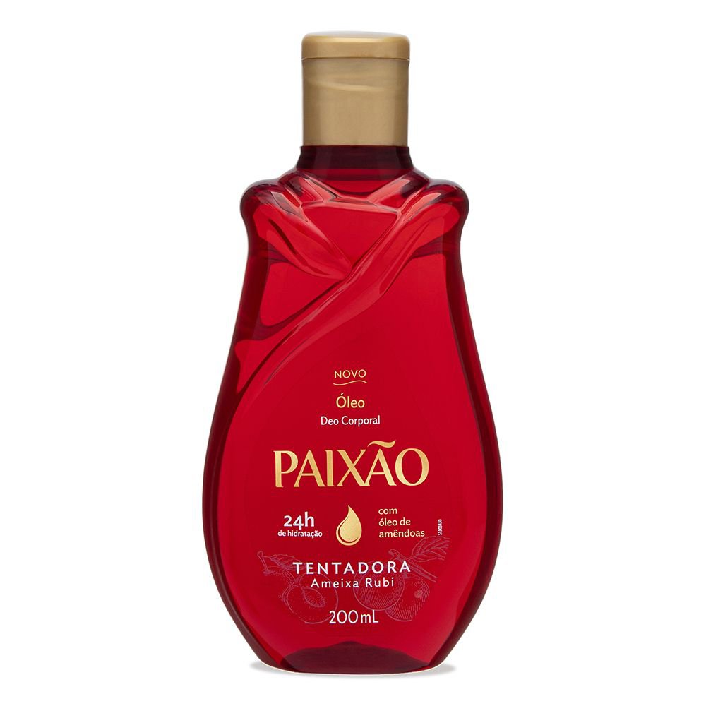 Óleo Deo Corporal Paixão Tentadora Ameixa Rubi 200ml