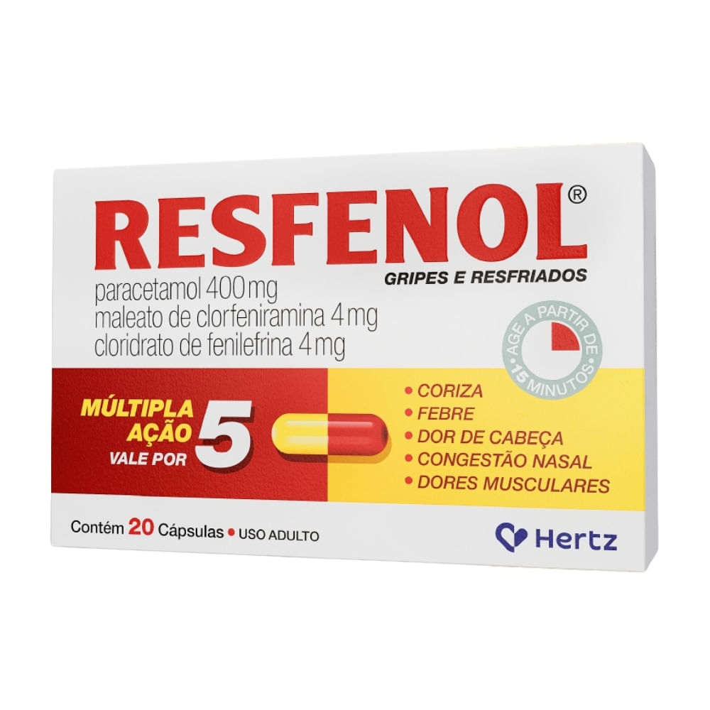 Resfenol Com 20 Cápsulas