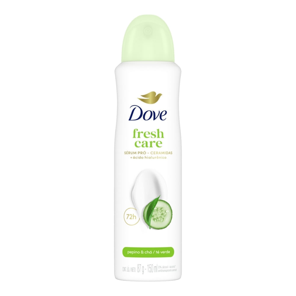 Desodorante Aerossol Dove Fresh Care Pepino E Chá Verde 150ml Desodorante Aerossol Dove Fresh Care Pepino E Cha Verde 150ml