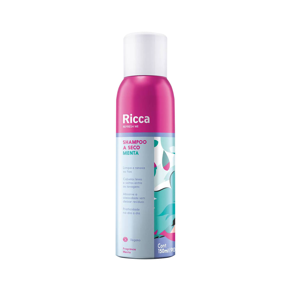Shampoo A Seco Ricca Refresh Me Menta 150ml