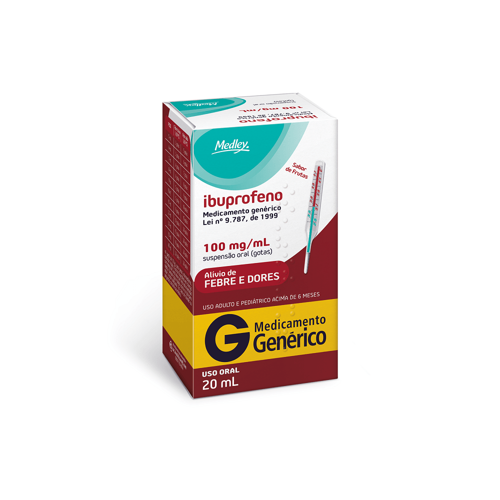 Ibuprofeno Medley 100mg/ml Gotas 20ml
