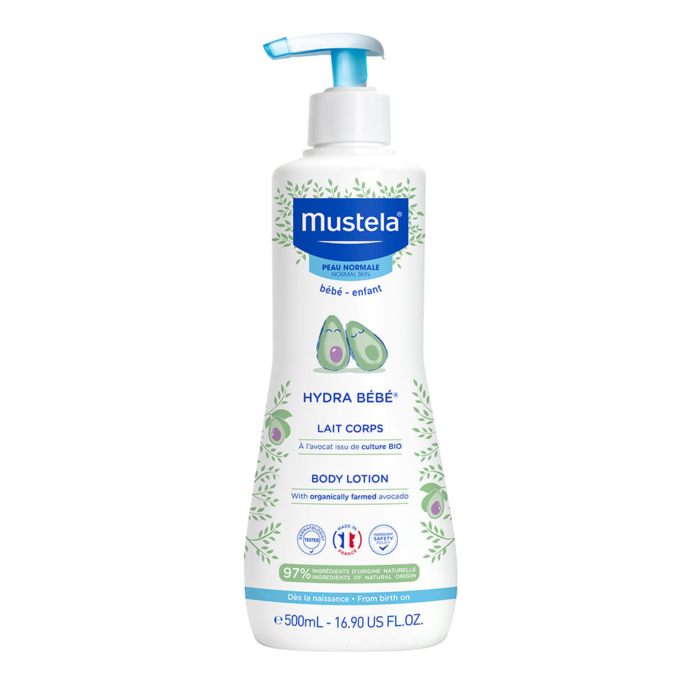 Hidratante Corporal Mustela Hydra Bebê Com Abacate Orgânico 500ml