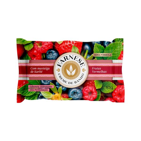 Sabonete Em Barra Farnese Frutas Vermelhas 85gr