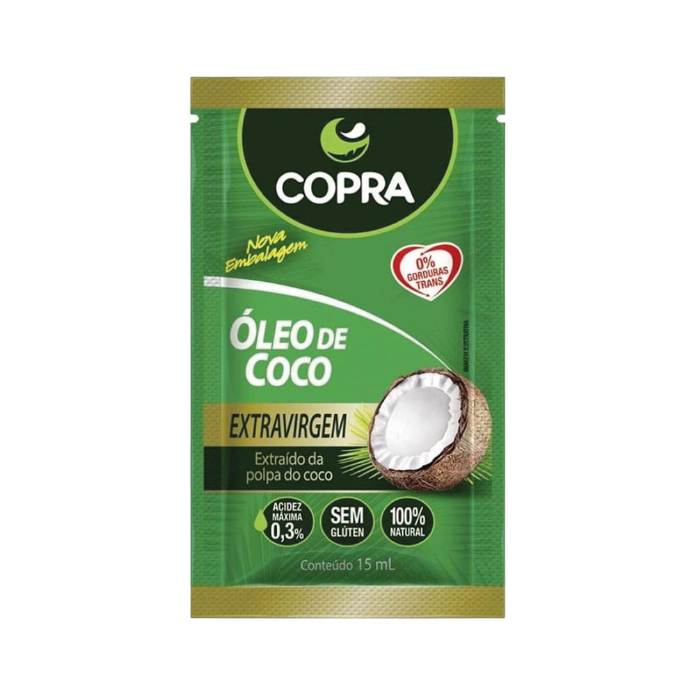 Oleo De Coco Copra Extra Virgem 15ml