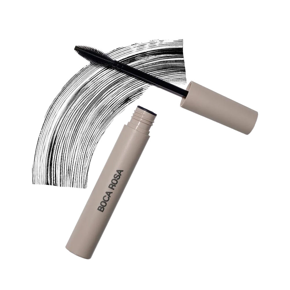 Mascara Para Cilios Boca Rosa Preto Efeito Volume 5gr