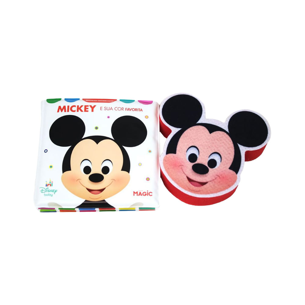 Livro De Banho Disney Baby Mickey E Sua Cor Favorita