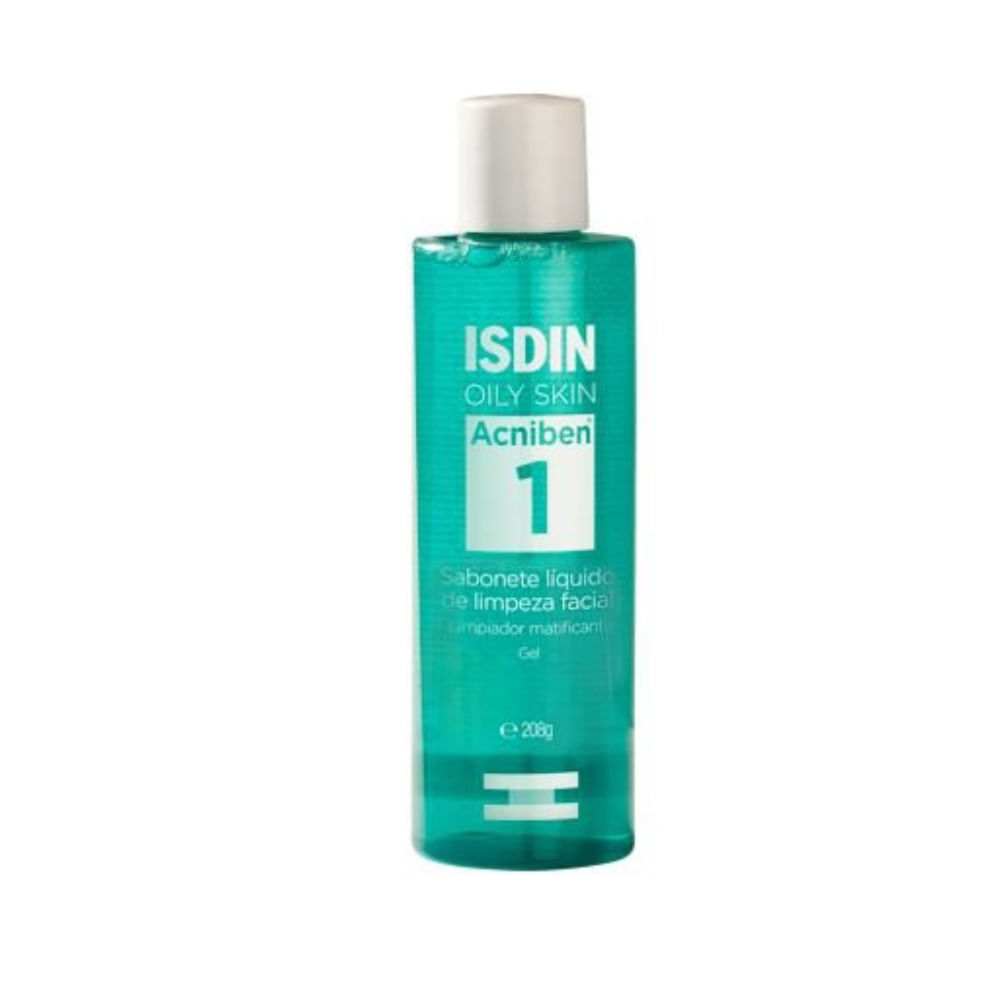 Isdin Acniben 1 Sabonete Liquido 208gr Gel Matificante