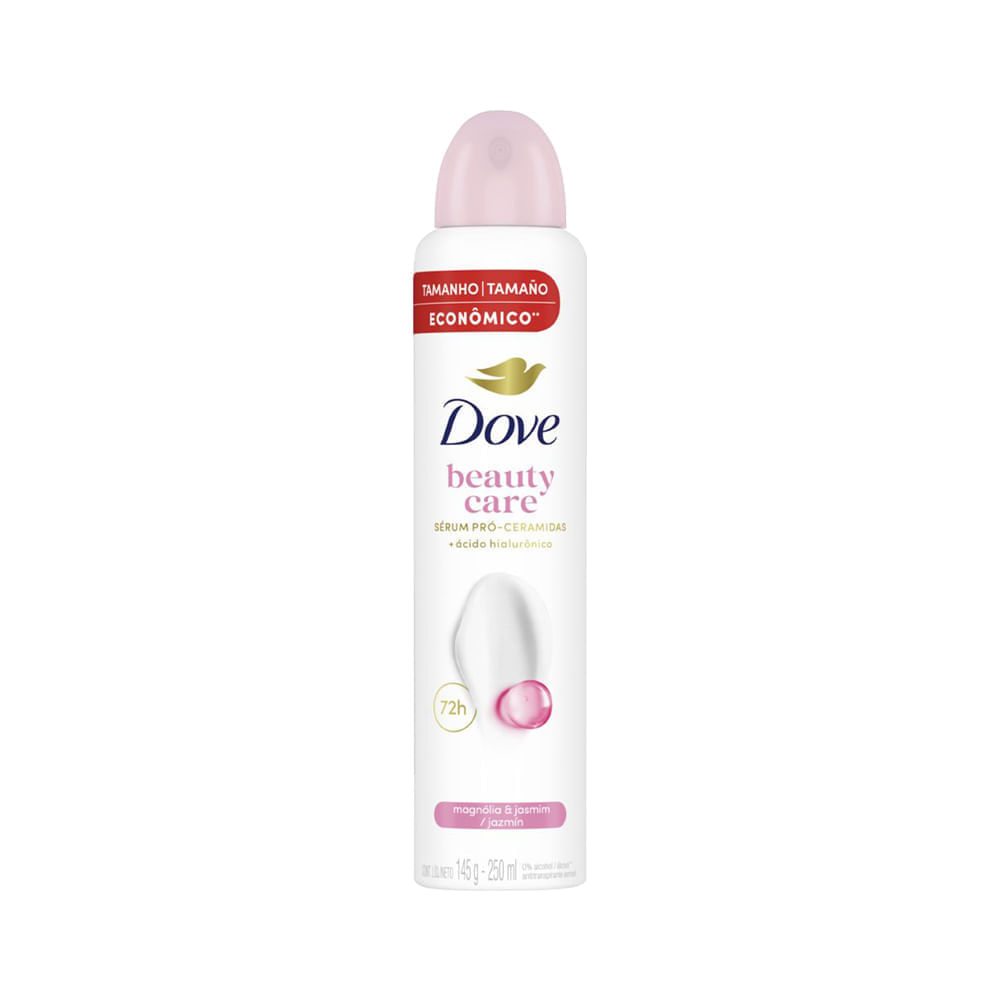 Desodorante Feminino Dove Beauty Care Aerossol Magnolia E Jasmin 250ml