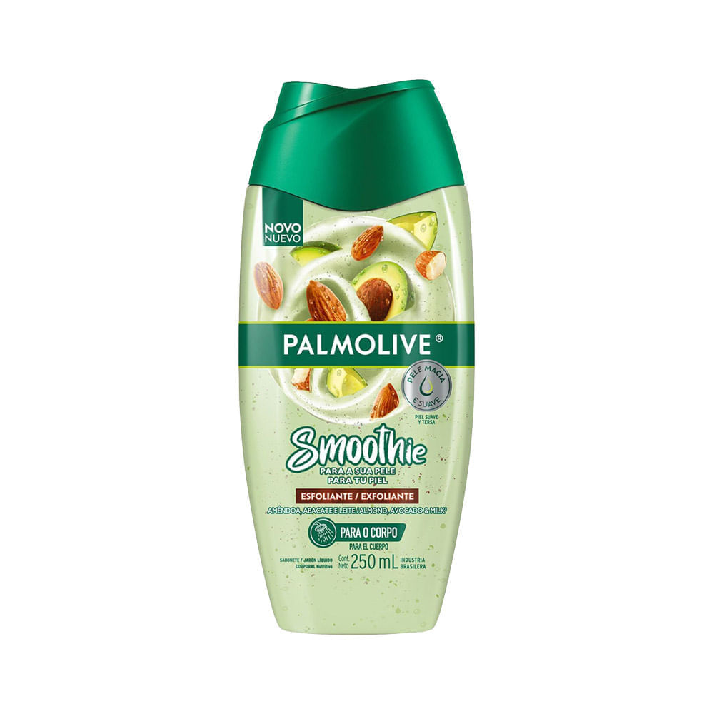 Sabonete Liquido Palmolive Smoothie Esfoliante Amendoa, Abacate E Leite 250ml