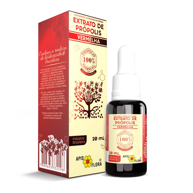 Extrato De Própolis Vermelha Apis Flora 20ml