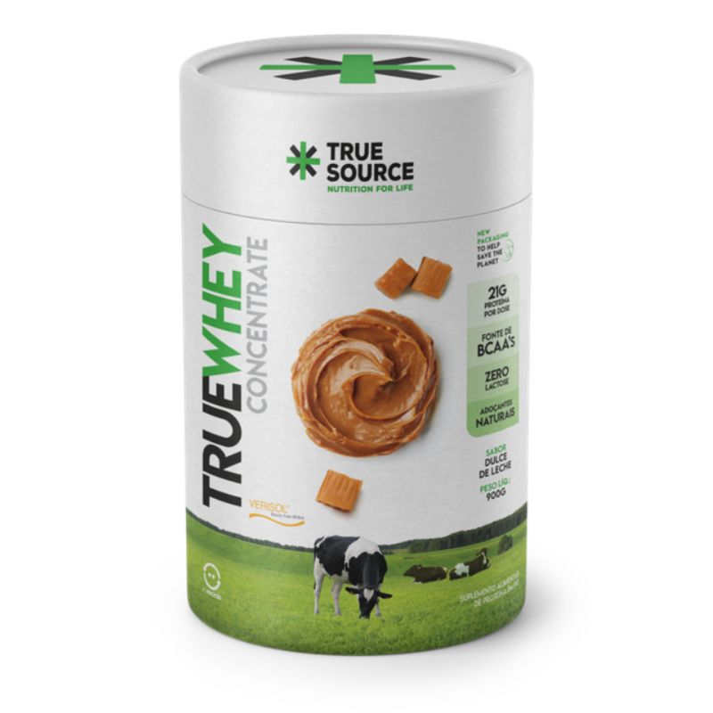 Whey Zero Lactose Doce de Leite True Source 900g