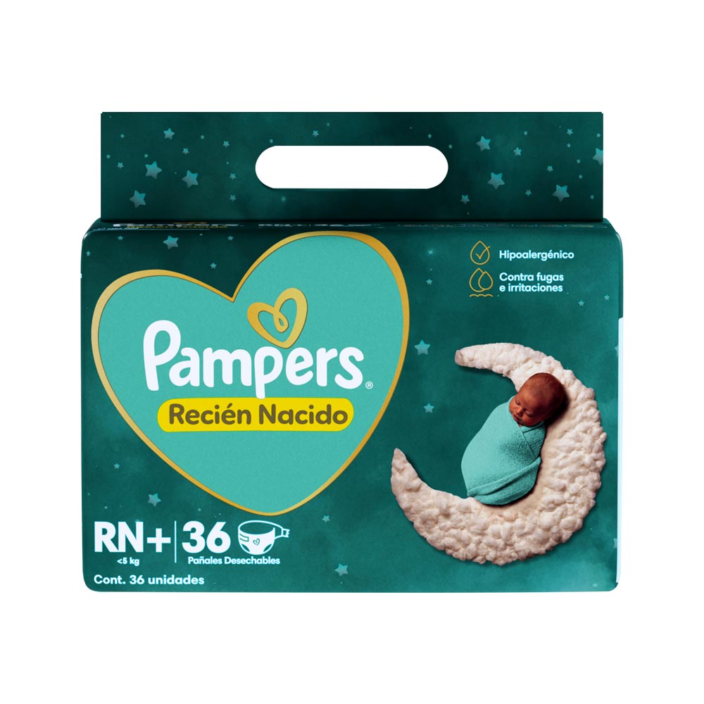 Fralda Pampers Recem Nascido Tamanho Rn+ 36 Unidades