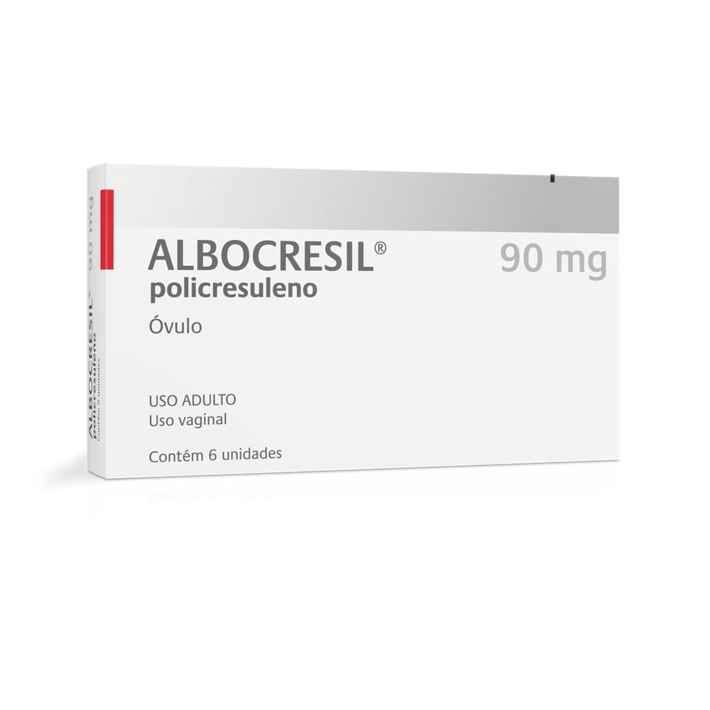 Albocresil Antiséptico Ginecológico Óvulos 90mg Albocresil Antiseptico Ginecologico Ovulos 90mg