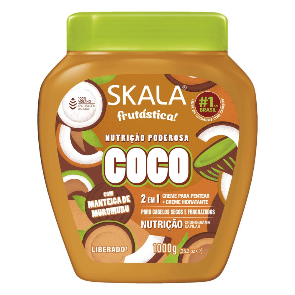 Creme De Tratamento Skala Expert Oleo De Coco 1000g