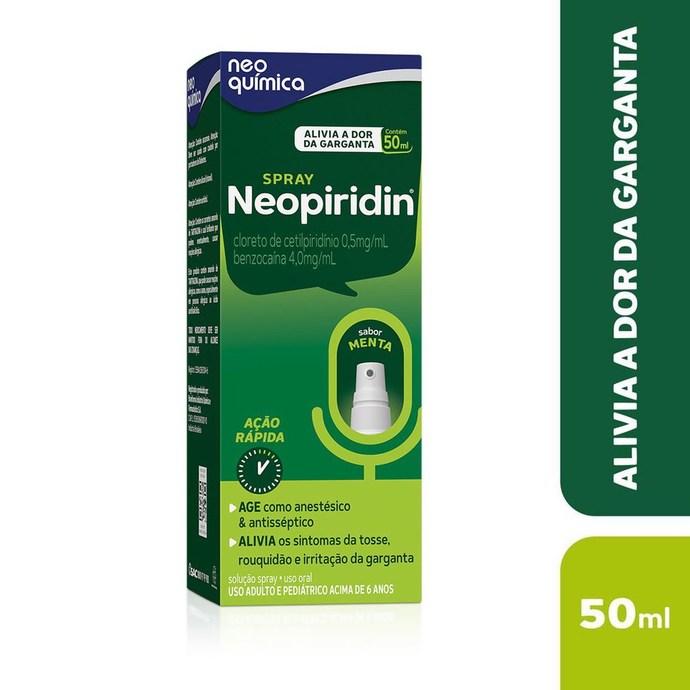 Neopiridin Spray para Garganta Neo Química 50ml — foto 6