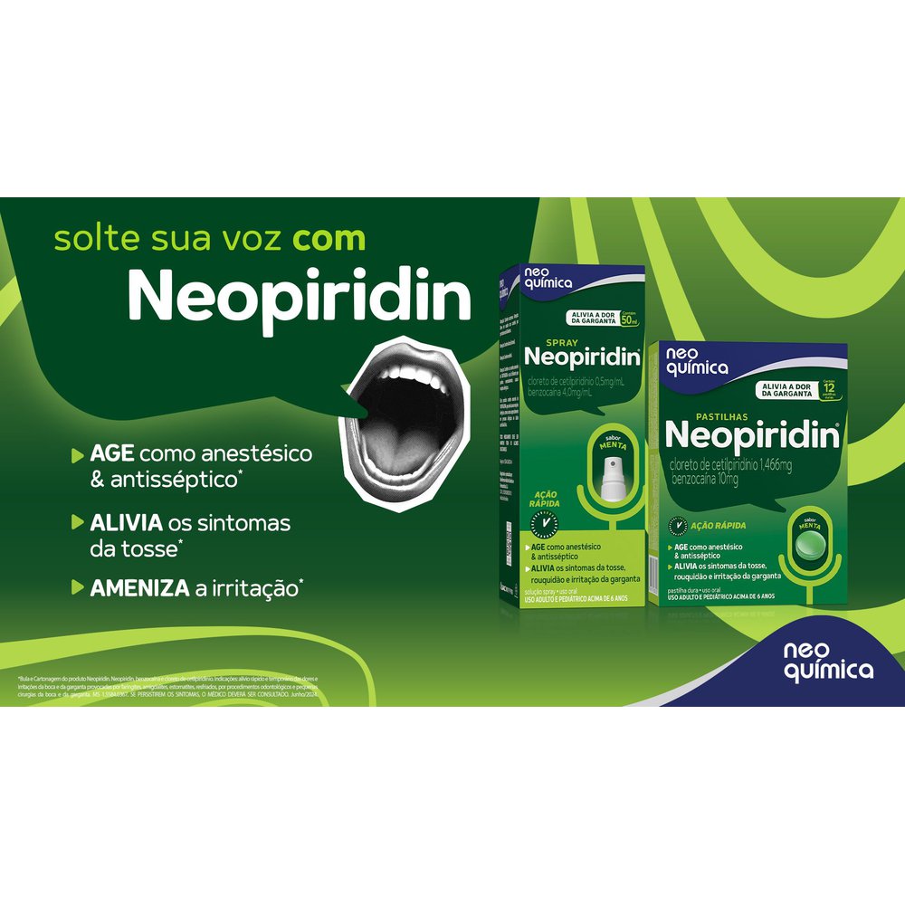 Neopiridin Spray para Garganta Neo Química 50ml — foto 7